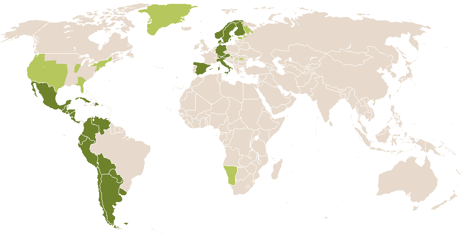 world popularity of Romina