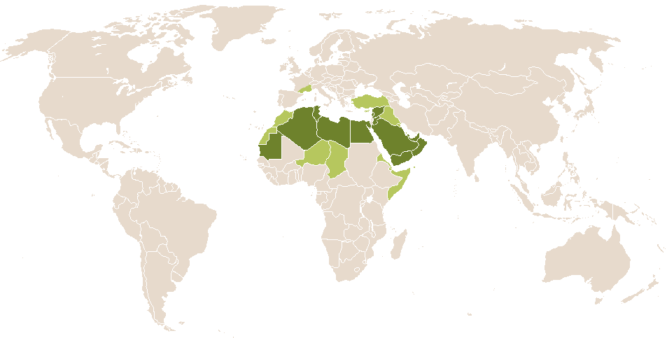 world popularity of Badi'a
