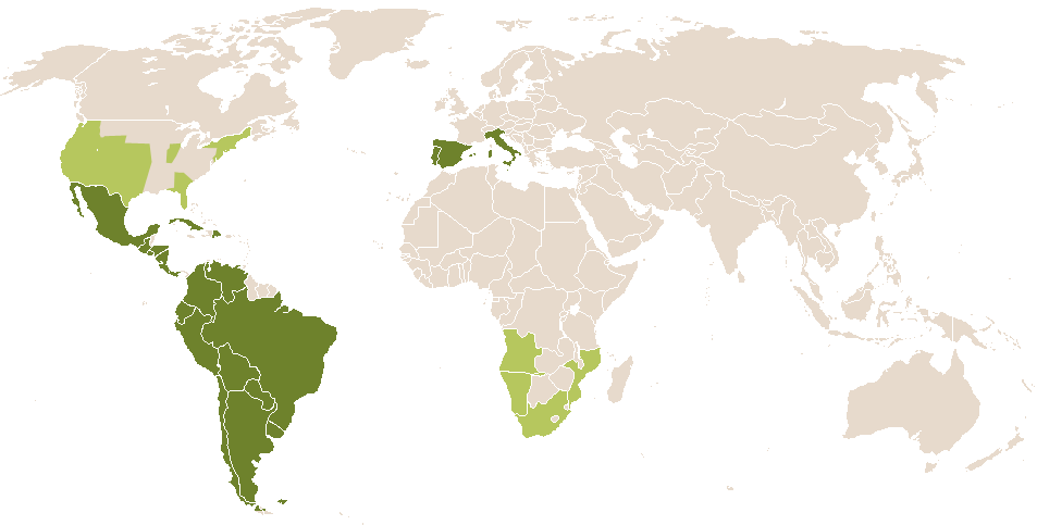 world popularity of Alcmena