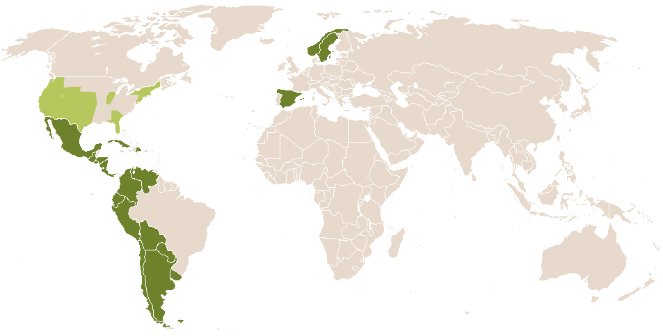 world popularity of Aretas