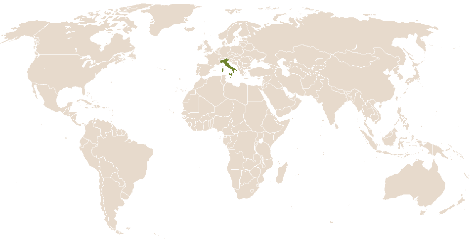 world popularity of Aldovino