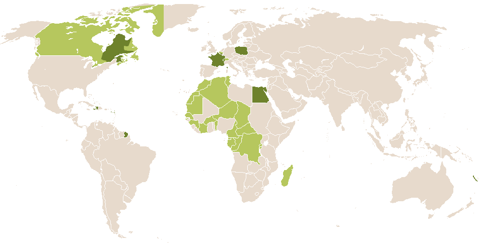 world popularity of Orion