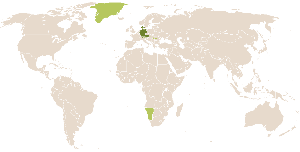 world popularity of Hagen