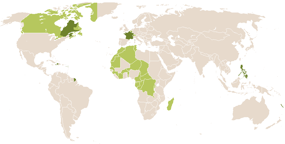 world popularity of Cléon