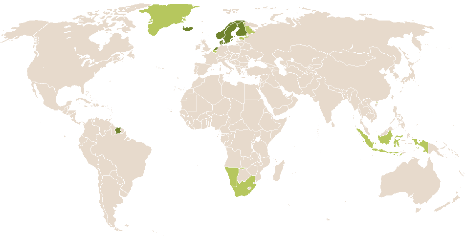 world popularity of Arja