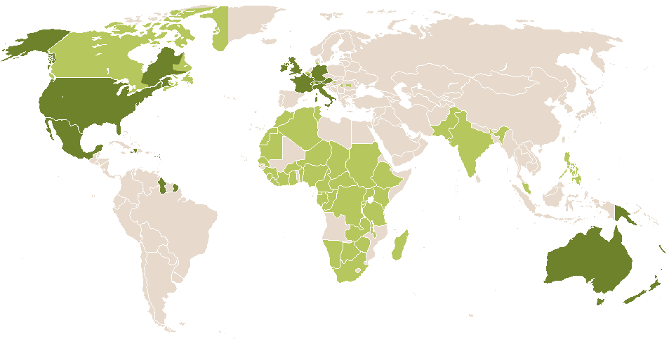 world popularity of Toth