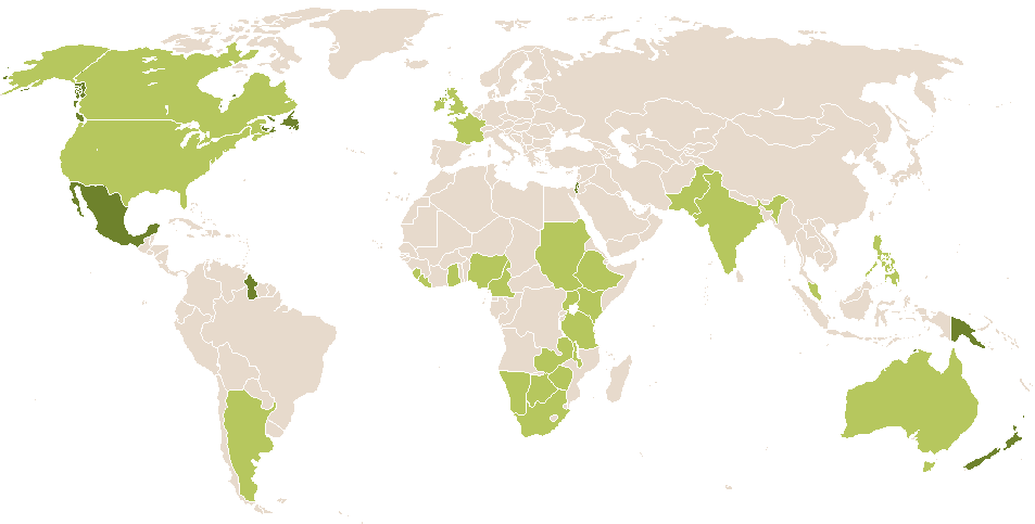 world popularity of Nimrod