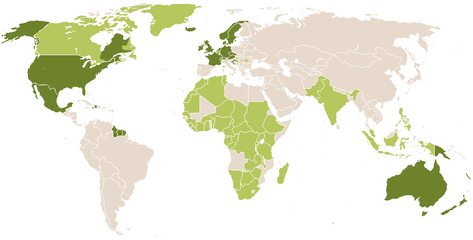 world popularity of Gilbert