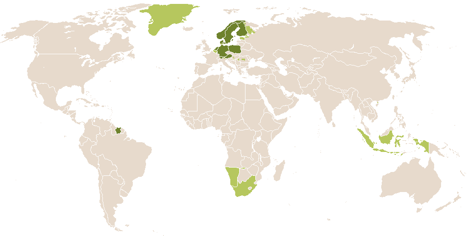 world popularity of Fabian