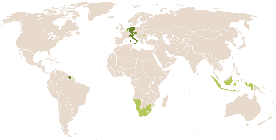 world popularity of Gilberta