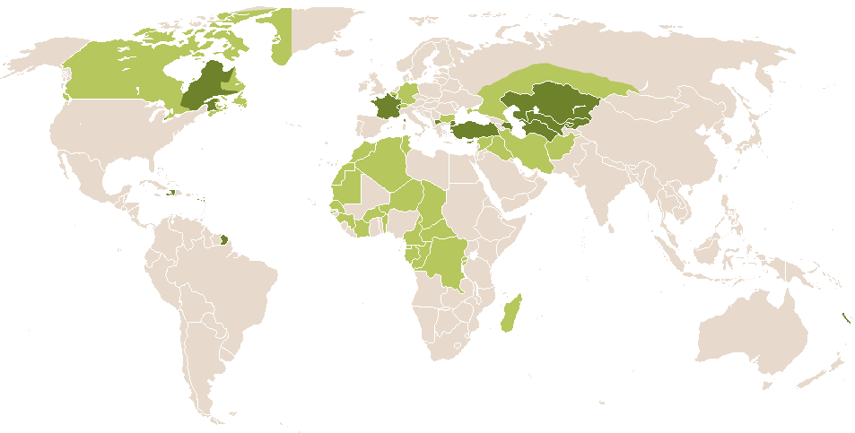 world popularity of Amphitrite