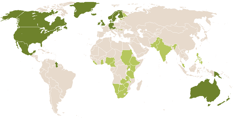 world popularity of Susie