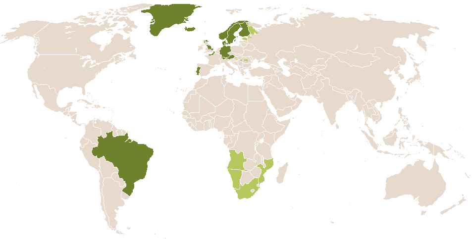 world popularity of Valdemar