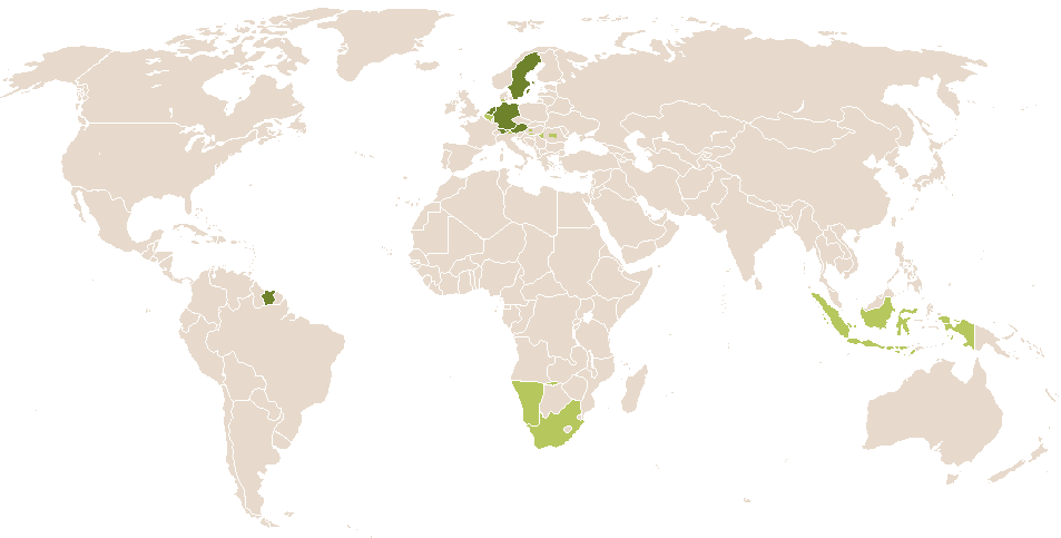 world popularity of Wendelina