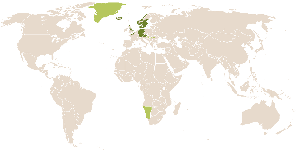 world popularity of Siggi