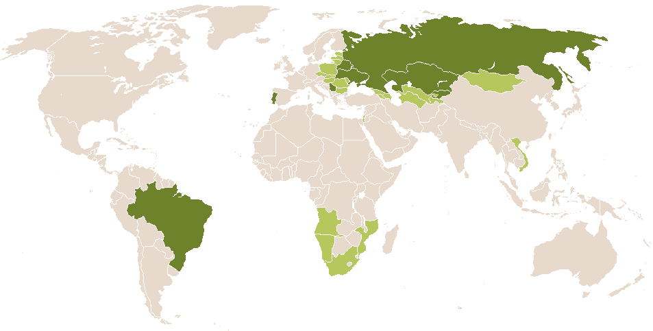 world popularity of Agenor