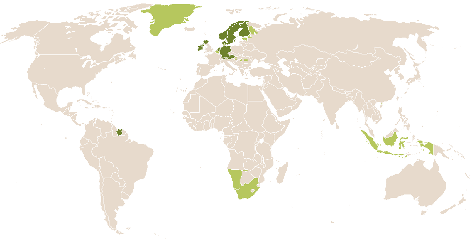 world popularity of Aria