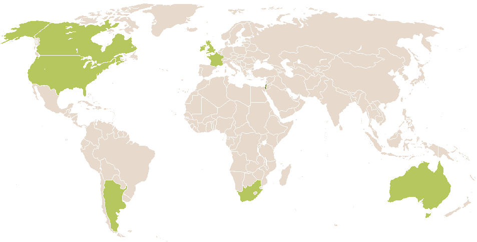 world popularity of Adoniram