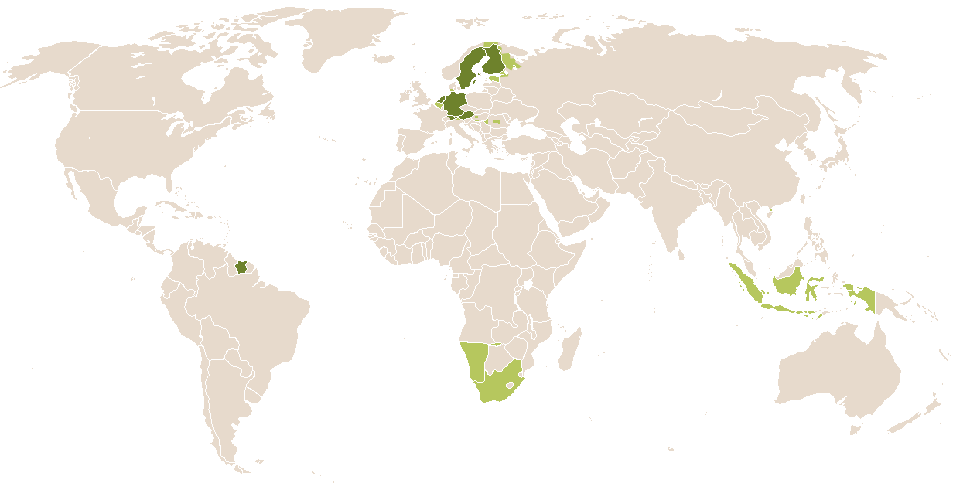 world popularity of Florens