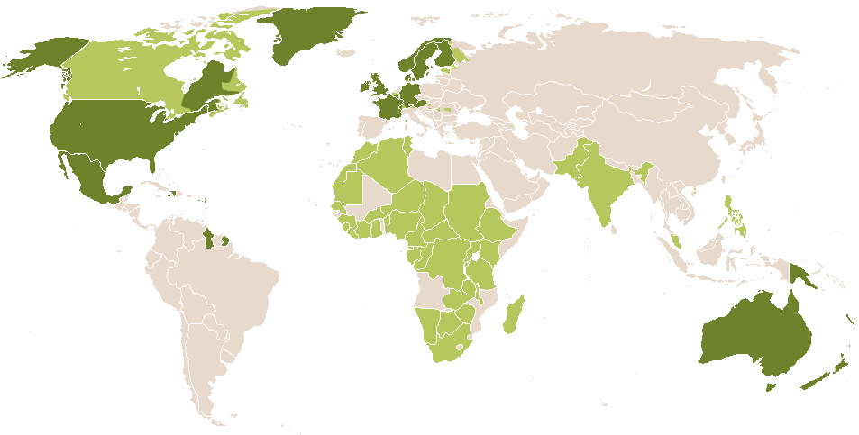 world popularity of Jeanette