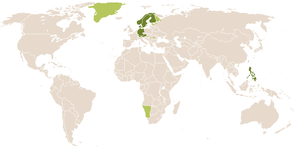 world popularity of Irmhild