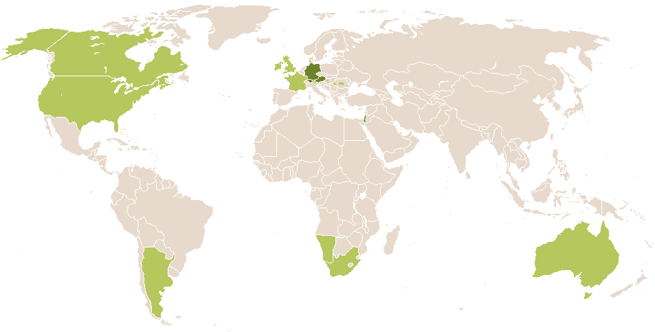 world popularity of Gila