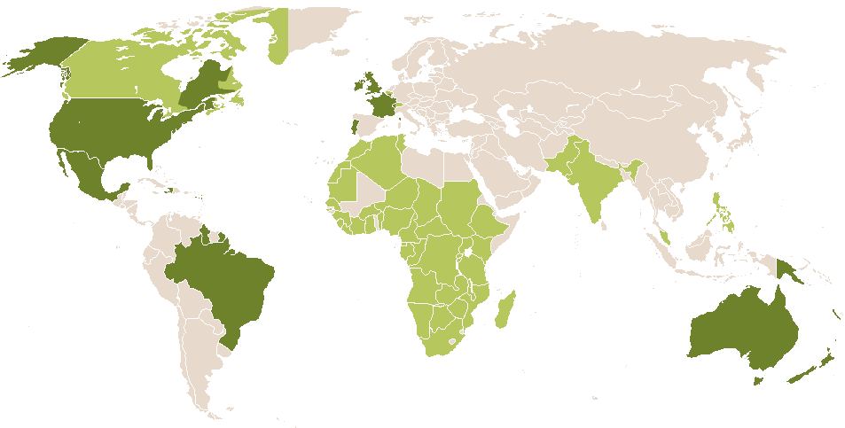 world popularity of Jemima