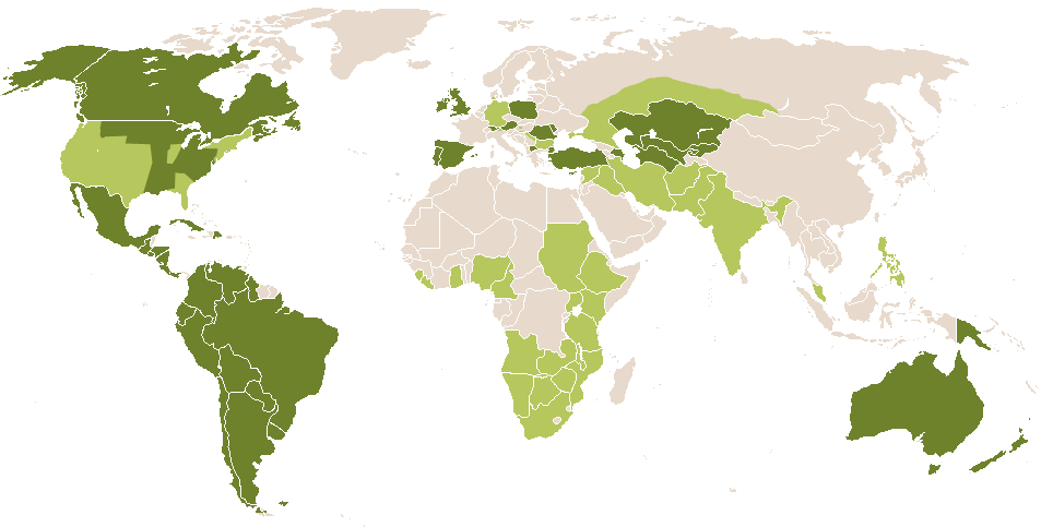 world popularity of Hebe