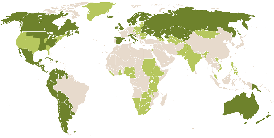 world popularity of Minerva