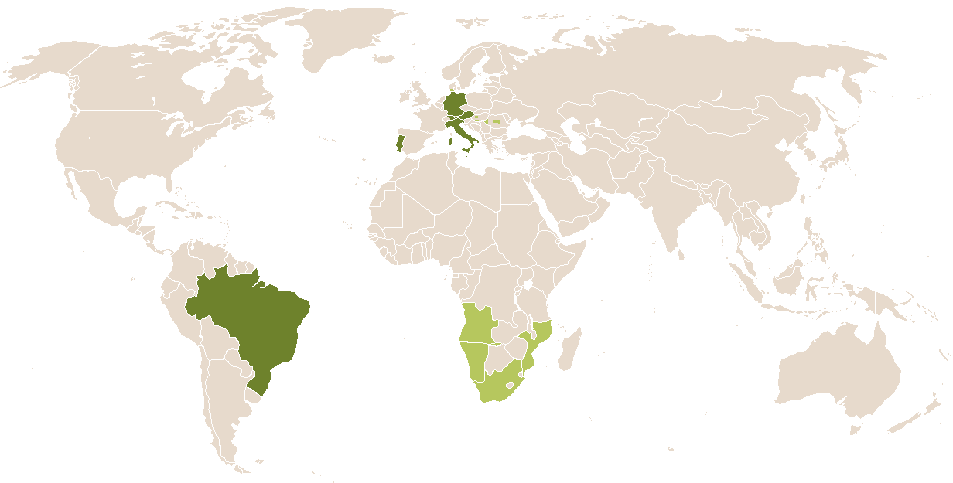 world popularity of Ermelinda