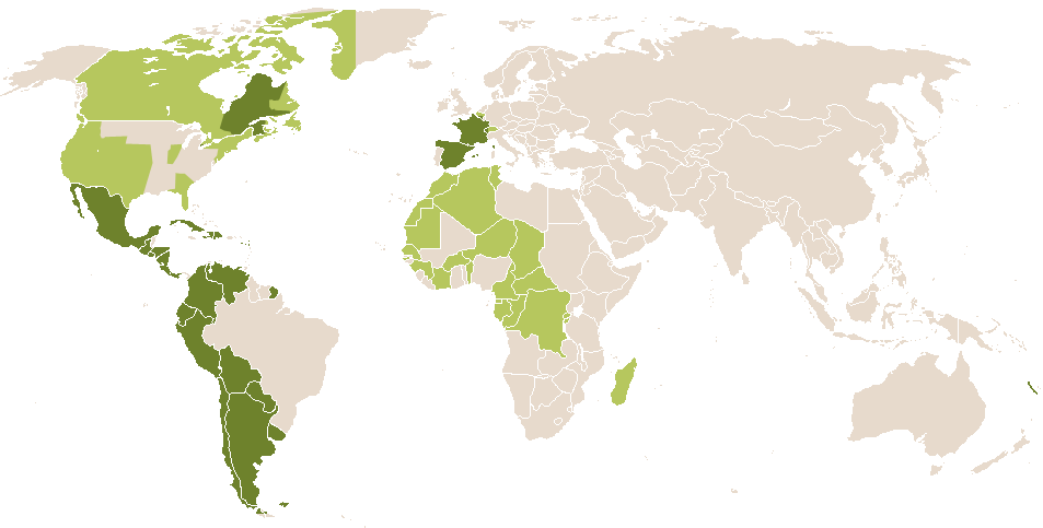 world popularity of Agénor